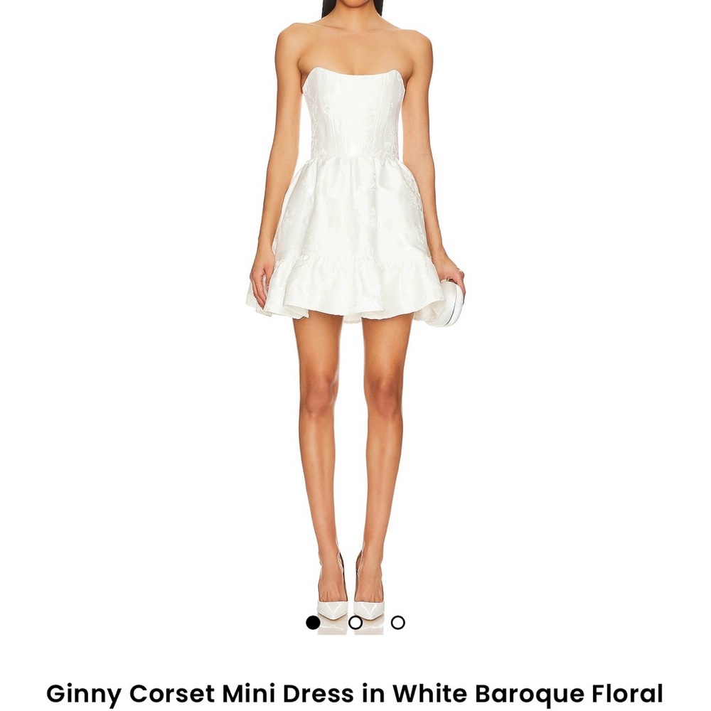 V. Chapman White Mini Dress